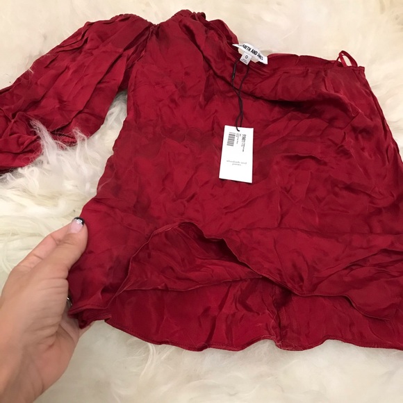 ELIZABETH AND JAMES DENISSA PLEATED ONE SHOULDER - Picture 7 of 8